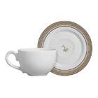 Aparelho De Jantar 20 Peças Olivia - Alleanza - Branco / Bege