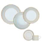 Aparelho De Jantar 20 Peças Porcelana Royal Off-white Germer