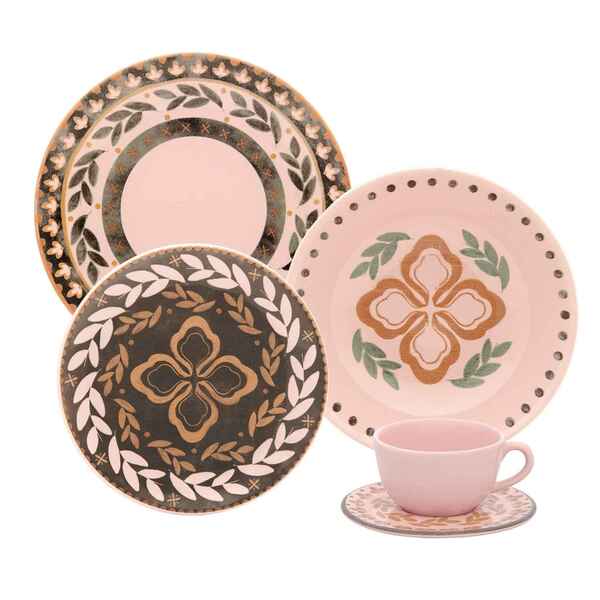 Aparelho De Jantar 20 Peças Unni Alba Oxford