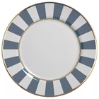 Aparelho De Jantar 30 Peças Blue Strip Filete Ouro