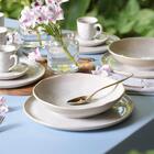 Aparelho De Jantar 30 Peças Cerâmica Porto Brasil Bio Latte J