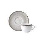 Aparelho De Jantar 30 Peças Esfera Cinza Schmidt