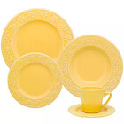 Aparelho De Jantar 30 Peças Mendi Sicilia - Oxford - Amarelo