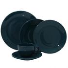 Aparelho De Jantar 40 Peças Prátika Azul Marinho Oxford