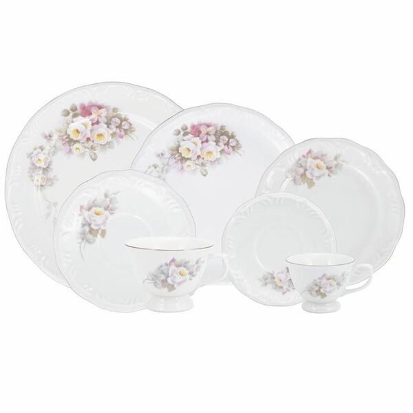 Aparelho De Jantar 42 Peças Vitória Schmidt