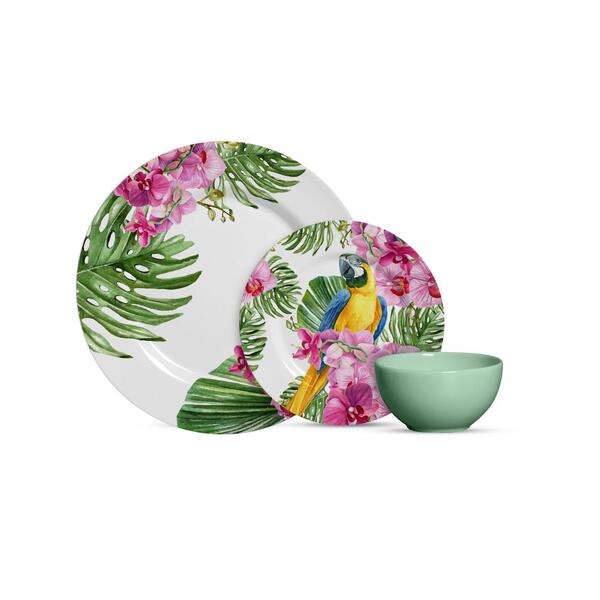 Aparelho De Jantar Bossa Nova Com 12 Peças - Alleanza