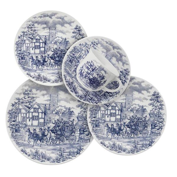 Aparelho De Jantar Cena Inglesa 20 Peças - Oxford   Ref:7419