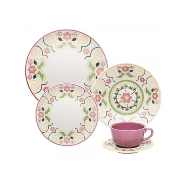 Aparelho De Jantar/chá 20 Pçs Unni Lima Oxford - Ama2-5616