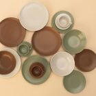 Aparelho De Jantar/chá 30 Pçs Unni Avelã Oxford