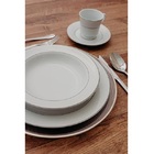 Aparelho De Jantar Cha Cafe 42 Peças Em Porcelana Schmidt