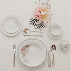 Aparelho De Jantar Cha E Cafe 42 Peças Eterna Schmidt