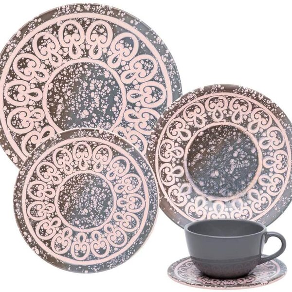 Aparelho De Jantar/chá Elo 30 Peças Oxford