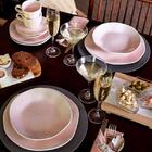 Aparelho De Jantar/chá Oxford 30 Pçs Pink Sand Ra30-9508