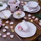 Aparelho De Jantar/chá Oxford 30 Pçs Pink Sand Ra30-9508