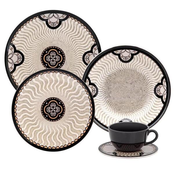 Aparelho De Jantar/cha Oxford Mediterrâneo 20pçs Aw20-5718