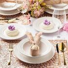 Aparelho De Jantar Com 42 Peças Roma Branco