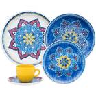 Aparelho De Jantar Coup Harmony 42 Peças - Oxford - Multicolo