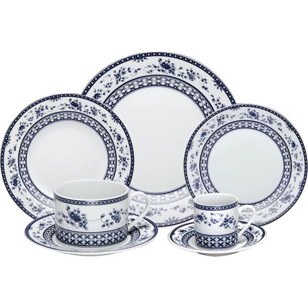 Aparelho De Jantar De Porcelana 42 Peças Regina - Bon Gourmet