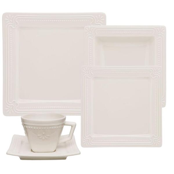 Aparelho De Jantar E Chá 20 Peças Provence Brulee