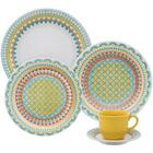 Aparelho De Jantar E Chá Daily Floreal Bilro - 20 Peças Oxford