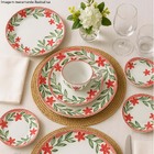 Aparelho De Jantar E Chá De Cerâmica Donna Jardim Tropical 20