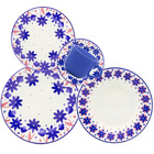 Aparelho De Jantar E Chá De Cerâmica Donna Sossego 20 Peças -