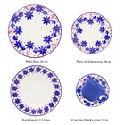 Aparelho De Jantar E Chá De Cerâmica Donna Sossego 20 Peças -