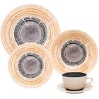 Aparelho De Jantar E Chá Oxford 30 Peças Cerâmica Unni Puzzli