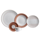 Aparelho De Jantar E Chá Porcelana Schmidt Jericoacoara Com 3