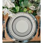 Aparelho De Jantar Elegance Filete Prata 20 Peças - Alleanza