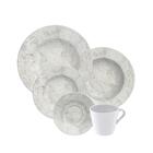 Aparelho De Jantar Em Porcelana 20 Peças Travertino Tramontina