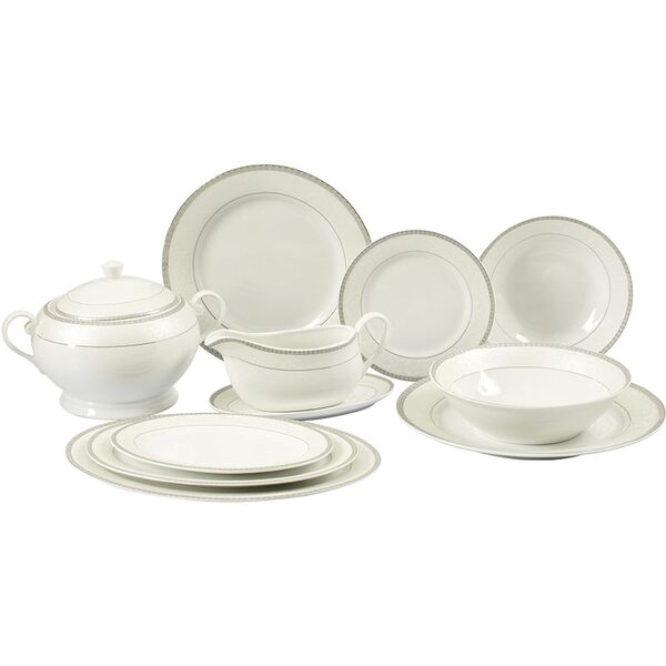 Aparelho De Jantar Em Porcelana 45 Peças - Casambiente - Bran