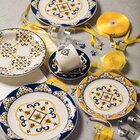 Aparelho De Jantar Floreal São Luis - 20 Peças - Oxford - Azu