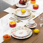 Aparelho De Jantar Fruits Com 30 Peças Branco Oxford