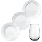 Aparelho De Jantar Opaline Pétala 24 Peças Nadir