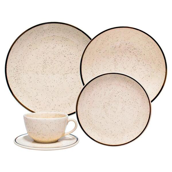 Aparelho De Jantar Oxford Brisa 40 Peças Cerâmica