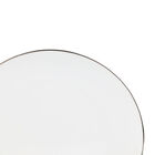 Aparelho De Jantar Porcelana Legacy Filete Prata - 42 Peças