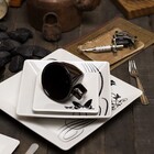 Aparelho De Jantar Quartier Tattoo 20 Peças - Oxford - Branco