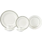 Aparelho De Jantar Roses 42 Peças - Casambiente - Branco / Ci