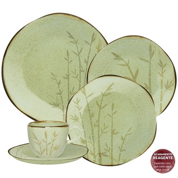 Aparelho De Jantar Ryo Bambu 20 Peças - Oxford