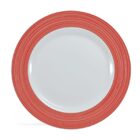 Aparelho De Jantar Saturno 30 Peças Borda Vermelha - Schmidt