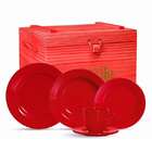 Aparelho De Jantar Standard 30 Peças - Scalla - Vermelho