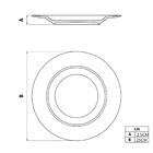 Aparelho De Jantar Tramontina Floralis Em Porcelana Decorada