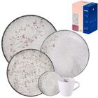 Aparelho De Jantar Tramontina Floralis Em Porcelana Decorada