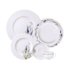 Aparelho De Jantar Tramontina Lilla Em Porcelana Decorada 30