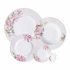 Aparelho De Jantar Tramontina Poème 20 Peças Em Porcelana Dec