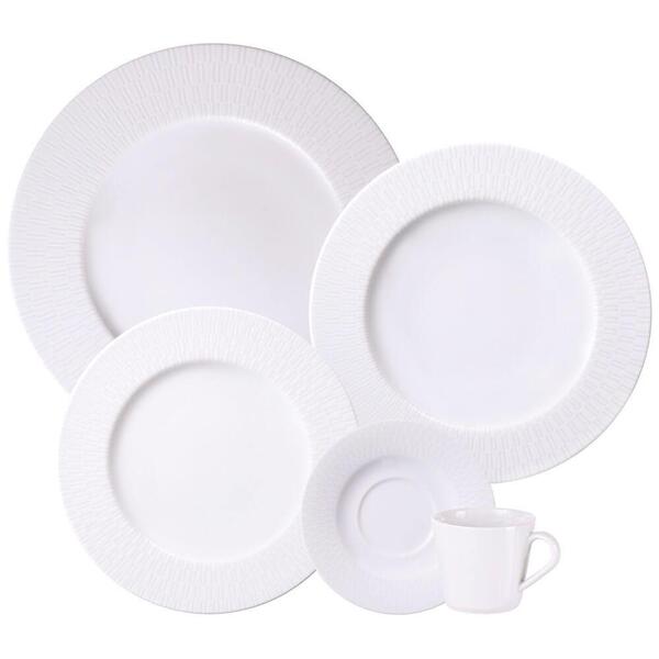 Aparelho De Jantar Tramontina Santorini Em Porcelana Decorada