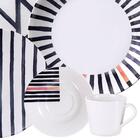 Aparelho De Jantar Tramontina Street Em Porcelana Decorada 20