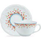 Aparelho De Jantar Valentina 42 Peças - Schmidt - Branco