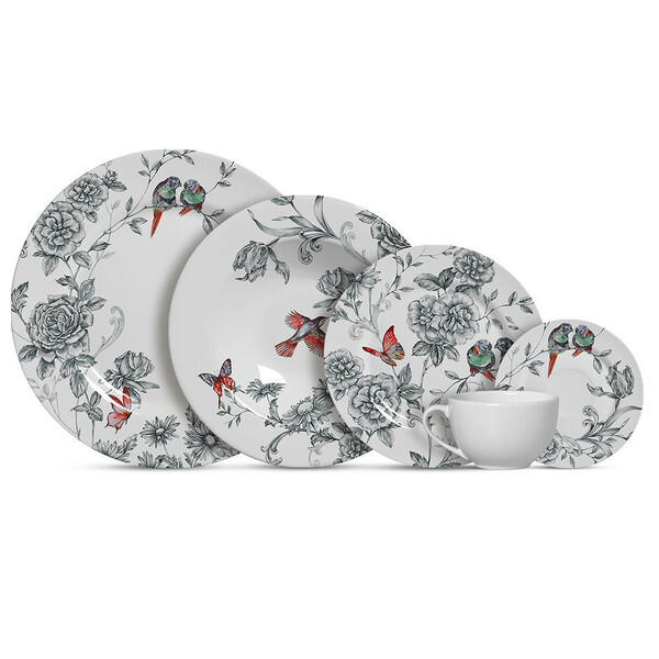 Aparelho De Jantar Volare Com 30 Peças Alleanza